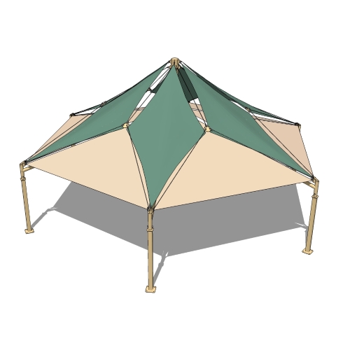 SkyWays® Hex Double Layer 40' Shade