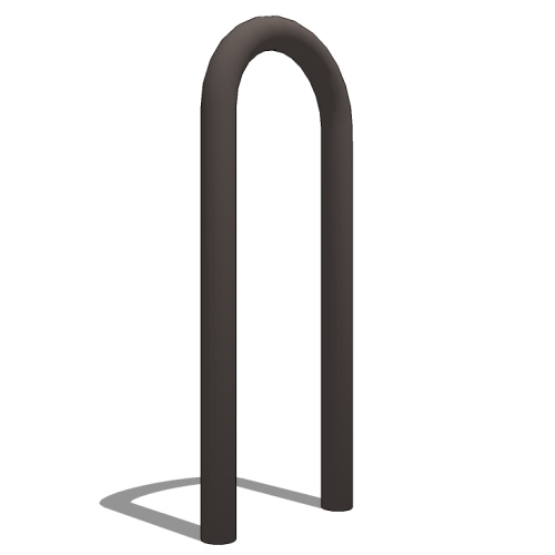 Heavy Duty Challenger Bike Rack: 3 Bike, Surface or In Ground Mount