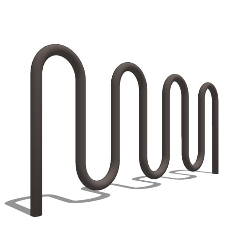 Heavy Duty Challenger Bike Rack: 9 Bike, Surface or In Ground Mount