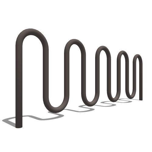 Heavy Duty Challenger Bike Rack: 11 Bike, Surface or In Ground Mount