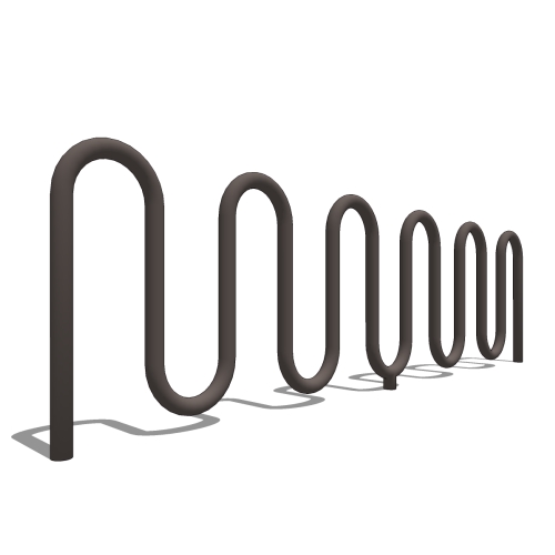 Heavy Duty Challenger Bike Rack: 13 Bike, Surface or In Ground Mount