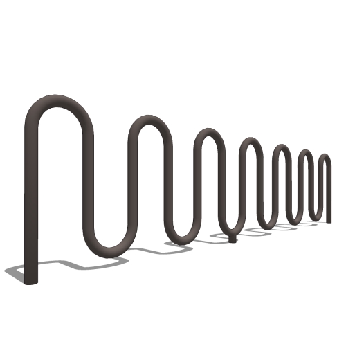 Heavy Duty Challenger Bike Rack: 15 Bike, Surface or In Ground Mount