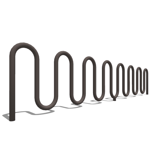 Heavy Duty Challenger Bike Rack: 17 Bike, Surface or In Ground Mount
