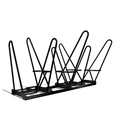 Shark Up Bike Rack: 8 Bike, Double Sided Parking