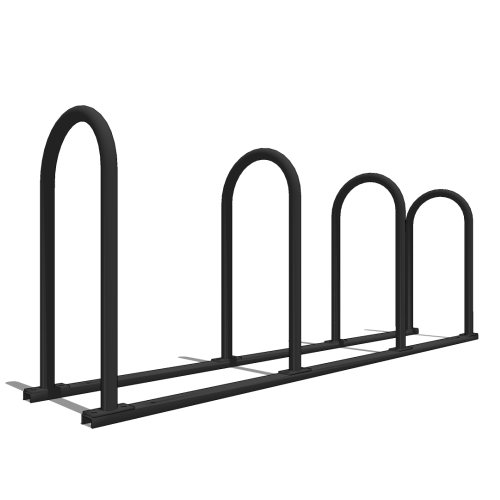 U-Two Bike Rack: 8 Bike Capacity