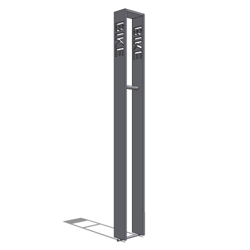 Pierce Bike Rack: 2 Bikes, Surface or In Ground Mount