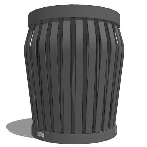 Model DYN-36: Dynasty Litter Receptacle, 36 gal (136 L)