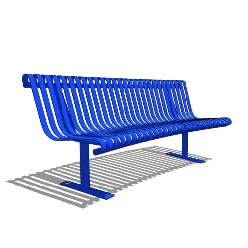 Model NRBI-225: Steelsites™ Inside-Facing Curved Bench