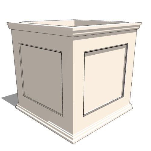 Cape Cod Composite Square Planter
