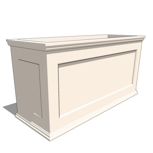 Cape Cod Composite Rectangular Planter