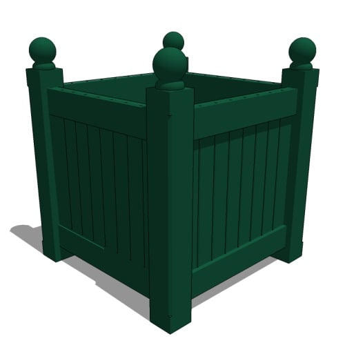 Versailles Composite Square Planter