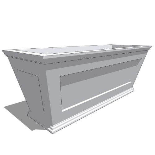 Cape Cod Tapered Rectangular Composite Planter
