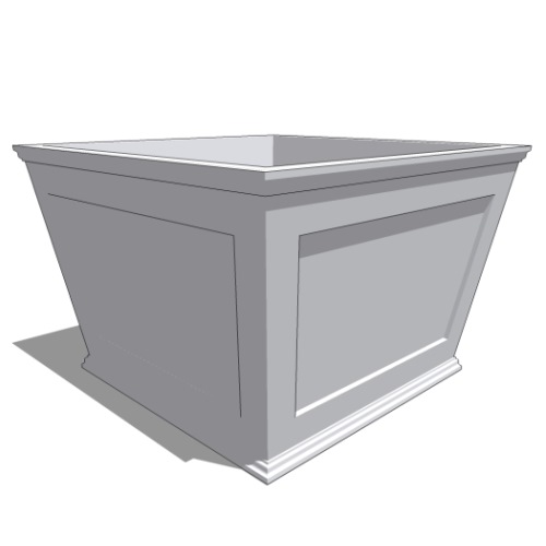 Cape Cod Tapered Square Composite Planter