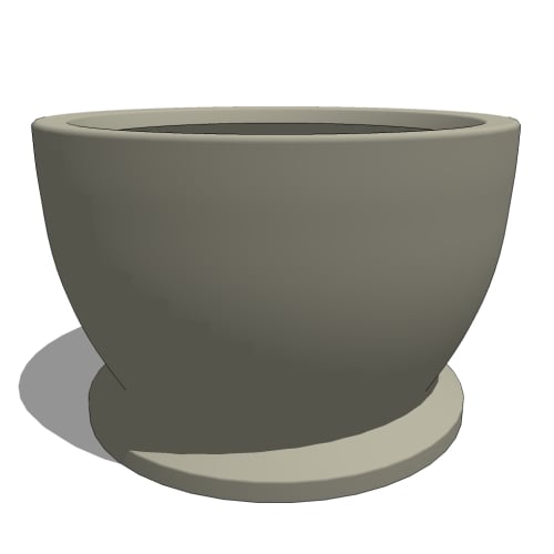 Novara Round Fiberglass Planter