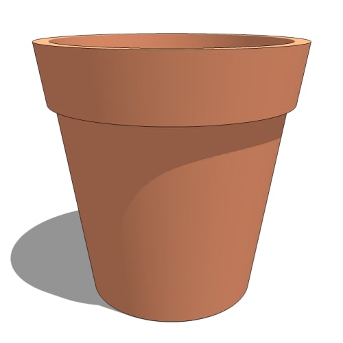 Seville Round Fiberglass Planter