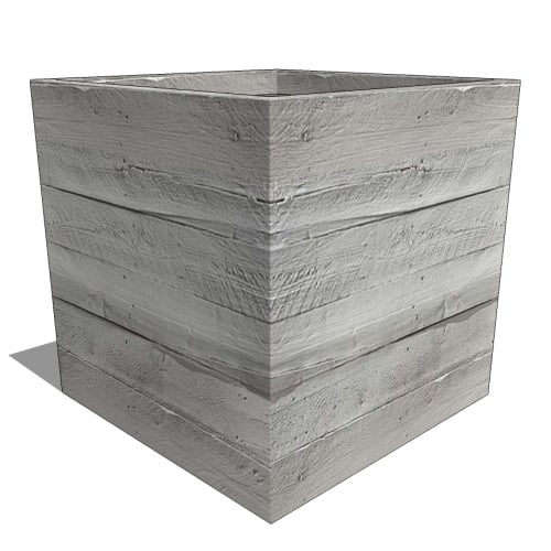 Baxter Square Fiberglass Planter 