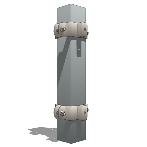 Heavy Duty Hangers 4 x 4 Square Clamp On Post