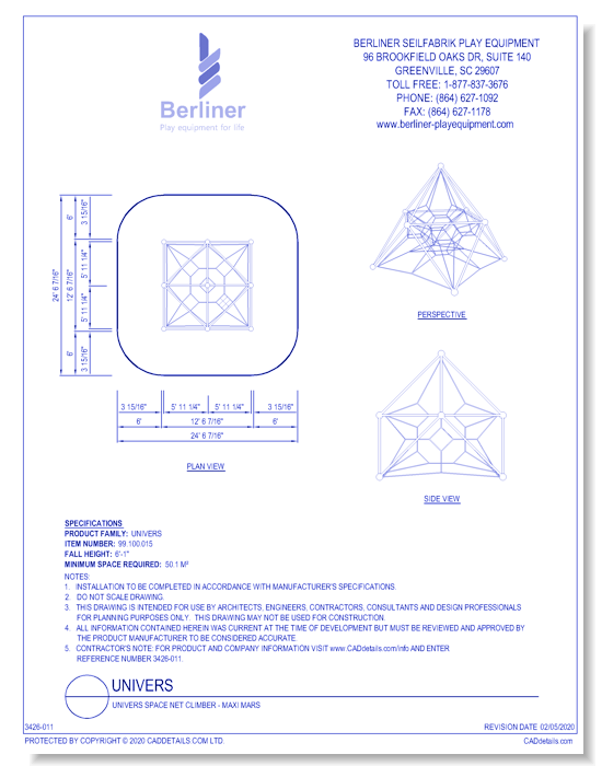 Univers Space Net Climber - Maxi Mars