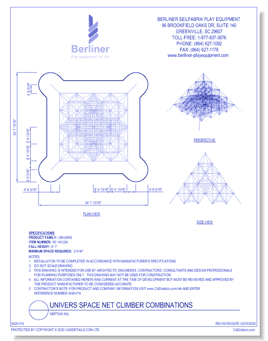 Univers Space Net Climber Combinations - Neptun XXL