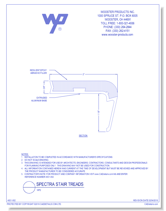 Spectra Stair Tread: WP2