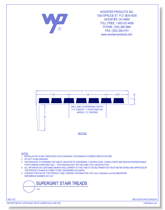 Supergrit Stair Tread: 142