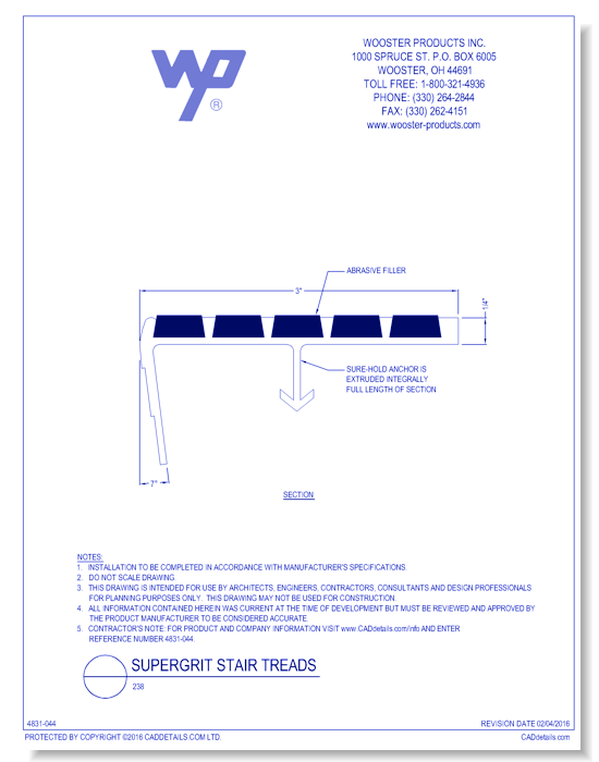 Supergrit Stair Tread: 238