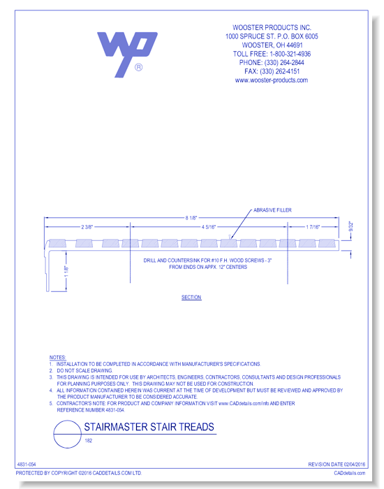 Stairmaster Stair Tread: 182
