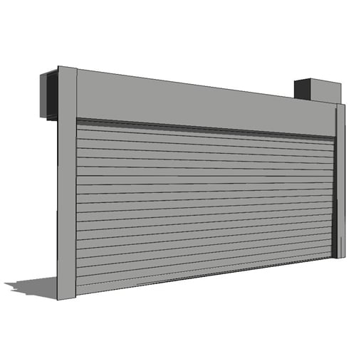 Revit: StormDefender™ Doors - Face Of Wall Mount