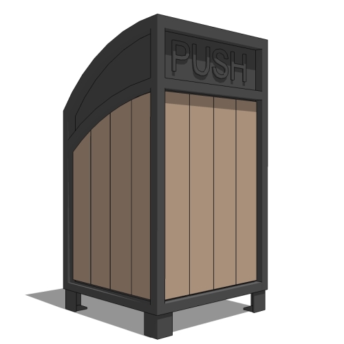 Modena Curved Top Waste Receptacle ( MCTR-21 )