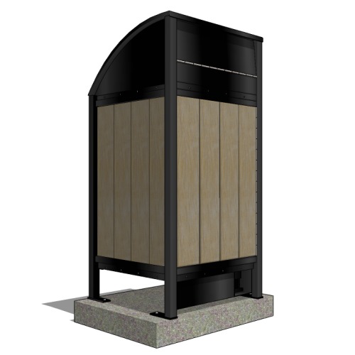 Freedom 32 Animal Resistant Waste Receptacle ( HF-32S )     