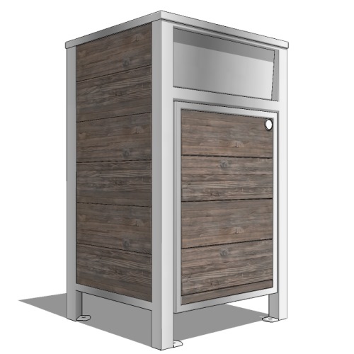 Urban Form Waste Receptacle ( UFTR-30 )