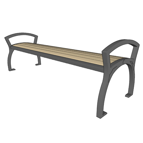 Modena Straight Park Bench ( M-6 )
