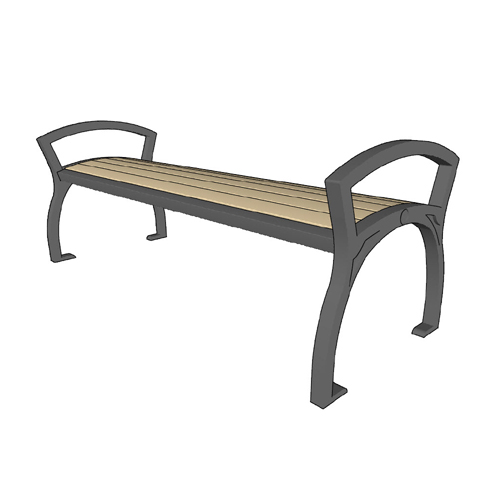 Modena Straight Park Bench ( M-5 )