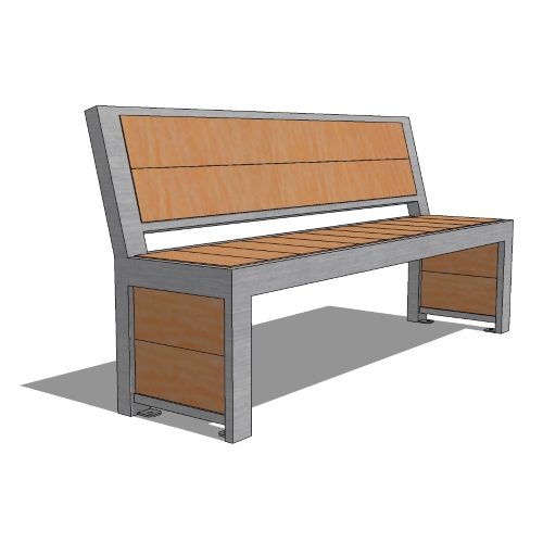 Urban Form Full Back Park Bench ( UFFB-6 )