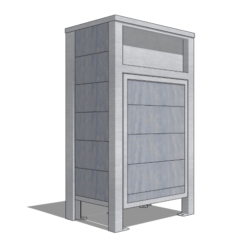 Urban Form Slim Line Waste Receptacle ( UFSLTR-21 )