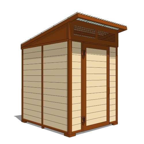 The "Forest" Wheelchair Accessible ADA Outhouse Building ( FSTB-1-WC )