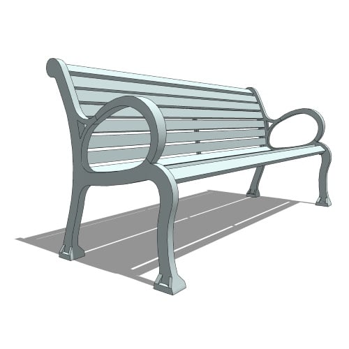 Derby Bench (PS-632-AL-WD3-WD3-A)