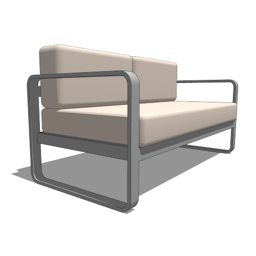 Loft Loveseat (CHS6202-WT)