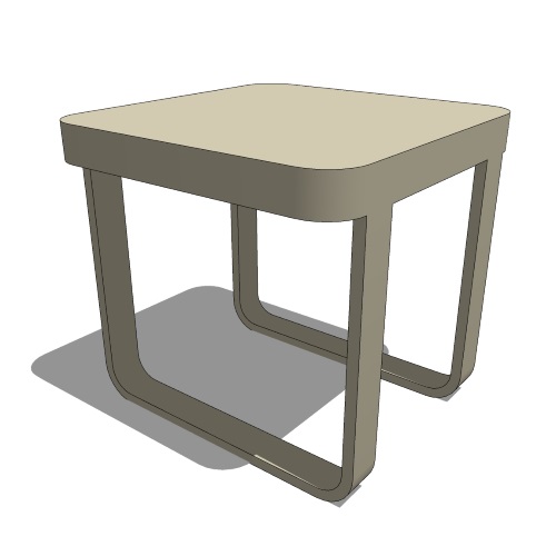 Loft End Table (CHS6208-WT)