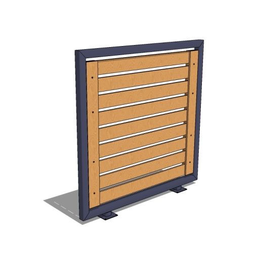 6' Spacelinx Privacy Panel (PS-200-AL-WDP1-6x6)