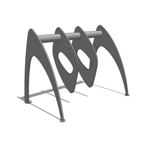 Boomerang Bike Rack (PS-72-16-AL-102)