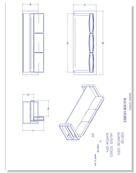 Quantam Sofa (HS8108-K)
