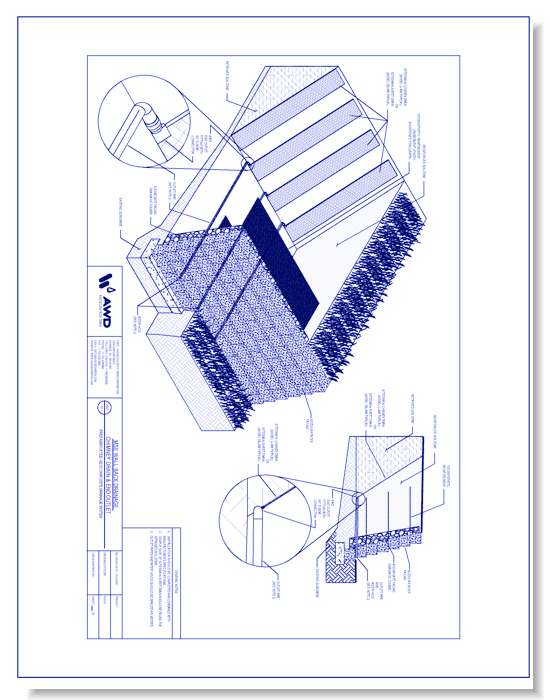 AWD-127	MSE Wall Back Drainage - Chimney Drain & End Outlet