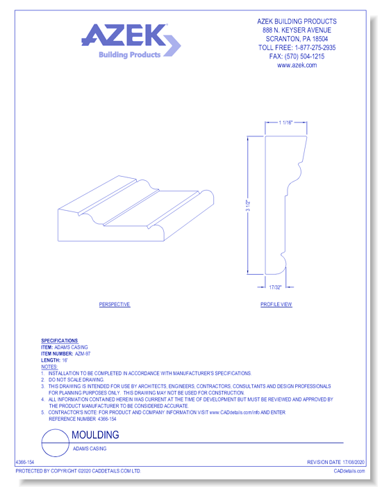 Adams Casing
