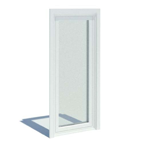 Series 7000 Doors: Standard Nail On - Inswing with Standard Hardware, Standard Sil and 4" Kick Plate