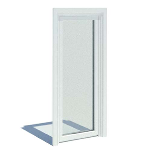 Series 7000 Doors: Standard Nail On - Inswing with Standard Hardware, Low Sill and 4" Kick Plate