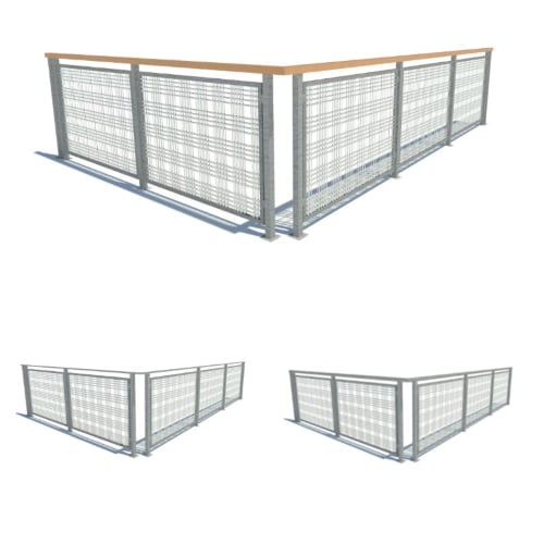 Mesh Railing Systems: Revit Template