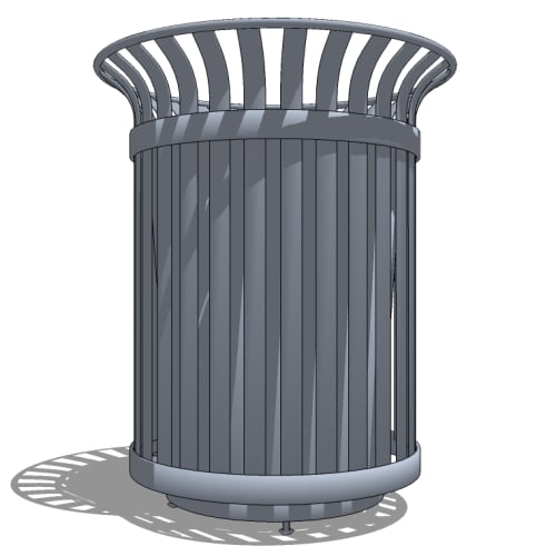 Carnival™ Litter Receptacle: 32 Gallon