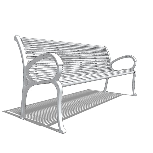Cunningham™ Bench: Steel Rod
