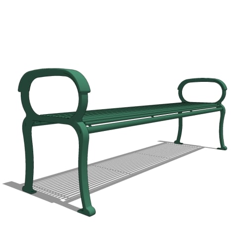 Cunningham™ Flat Bench: Steel Rods